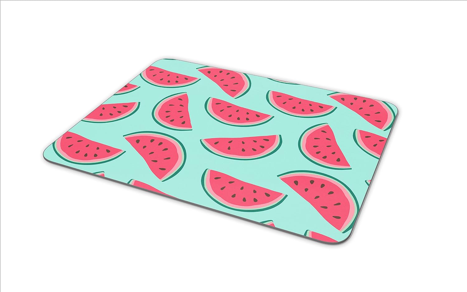Funky Watermelon Print Mouse Mat Pad - Melon Fruit Summer Gift Computer #13203, Multicolor, 23.5cm x 19.6cm x 5mm - Image 5