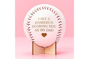 DuduCraft Baseball Dad, Best Dad Ever Base Ball Decor, Giffts for Dad Baseball centerpieces for Tables, Daddy Gifts from Son Baseball Theme, Baseball Father from Son and Daughter