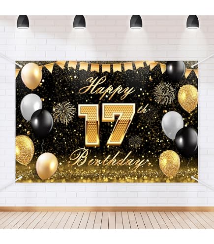 Nelbiirth Happy 12th Birthday Yard Sign – Black & Silver Star Banner, 9.8ft X 1.6ft, Outdoor Party Decor - View #9