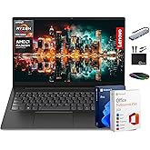 Lenovo V15 Flagship Laptop for 2025 Business Student, 15.6” FHD Display, 8-Core AMD Ryzen 7 CPU, 24GB RAM + 1TB Storage (512GB SSD + 500GB Ext), RJ45, MarxsolAccessory, Lifetime MS Office, Win 11 Pro