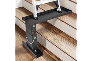 Toriexon Ladder Extender Pro, Ladder Stabilizer High Strength, Ladder Leveler 13.4”-19” Adjustable Height Range for Single an