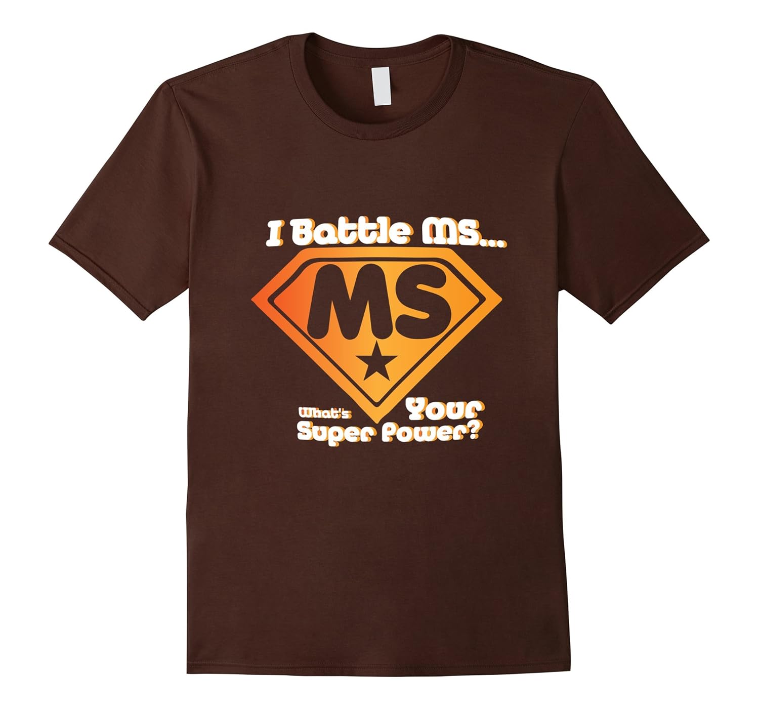 Super Power Multiple Sclerosis Awarness Tshirt-anz