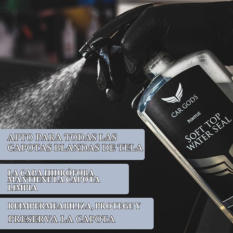 Vedação de água com capota mole 500 ml - Protetor de tejadilho conversível em tecido