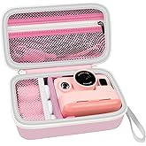 Grapsa Case Compatible with DYLANTO for ESOXOFFORE for ETIKEZ for YTETCN for DUDUDRAGON Instant Print Camera, Kids Camera Storage for Accessories (Box Only) (Single Case, Pink)