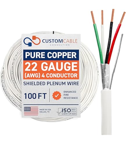 Cable CNC De Cadena Blindada De 18 AWG UL2464 De 3,65 Metros (12 Ft), Núcleo De Cobre Estañado, Extremadamente Flexible De 18 Vías, 4 Núcleos Para Máquina De Enrutador CNC, Husillo CNC