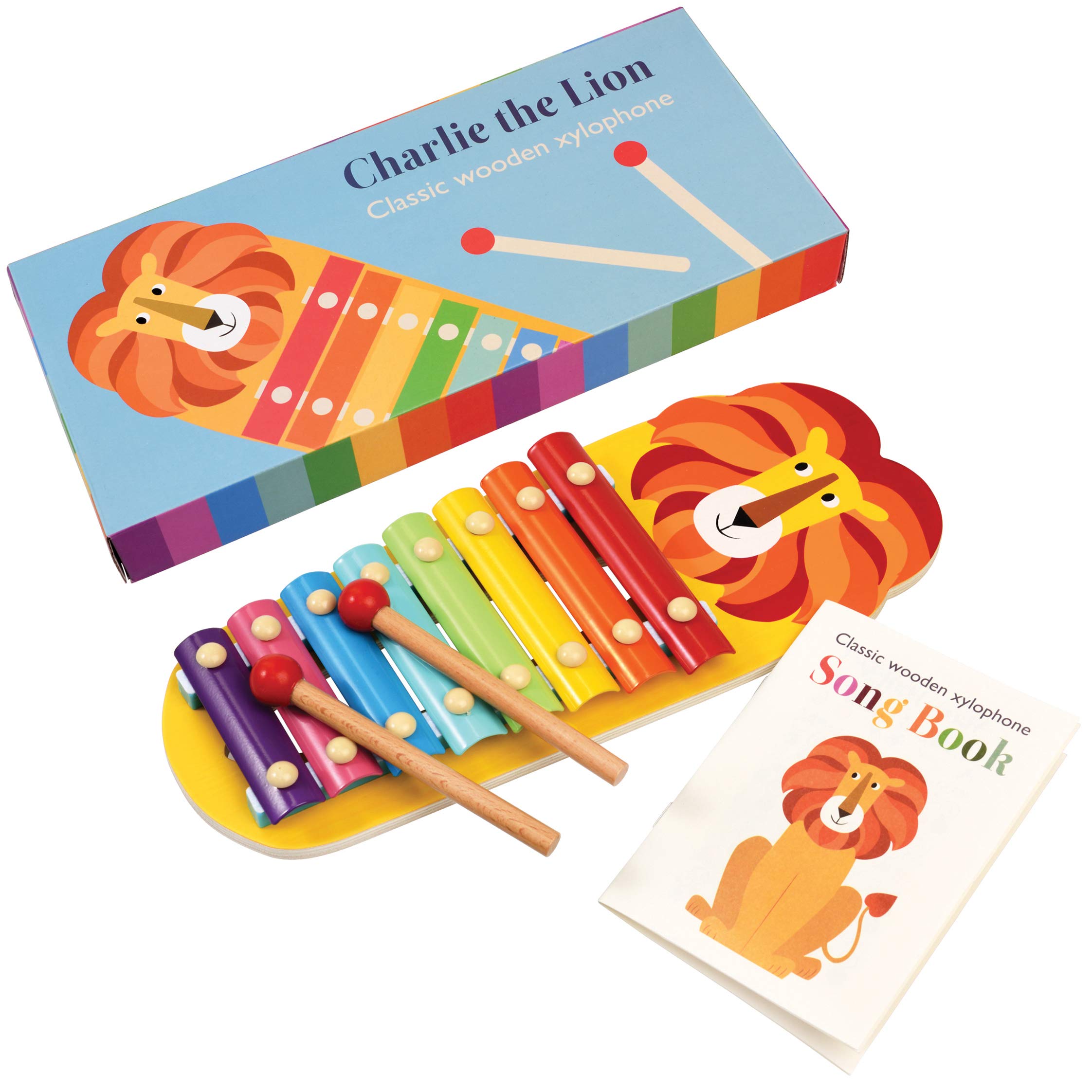 Children's Charlie The Lion Wooden Xylophone