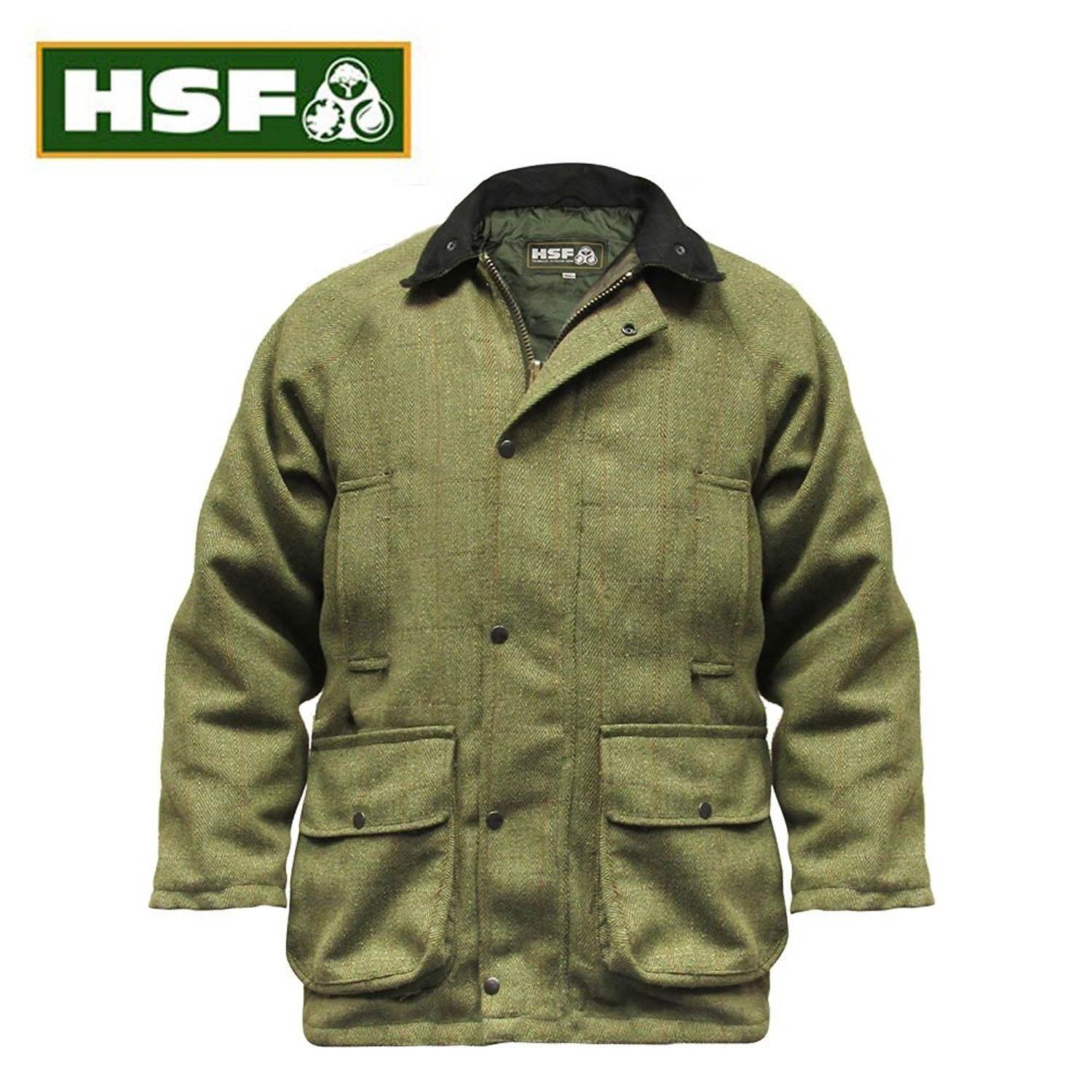 HSF Hereford Tweed Jacket, Sage, S Amazon.co.uk Clothing