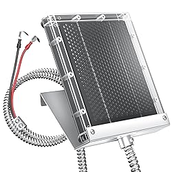 POWOXI 6V Solar Panel for Deer Feeder: 1.5W