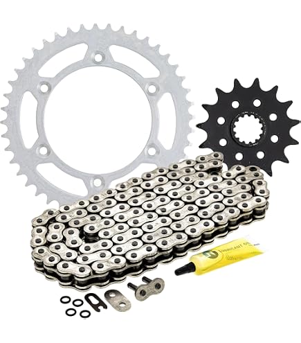 Amazon.com: Caltric Red Drive Chain And Sprocket Kit Compatible