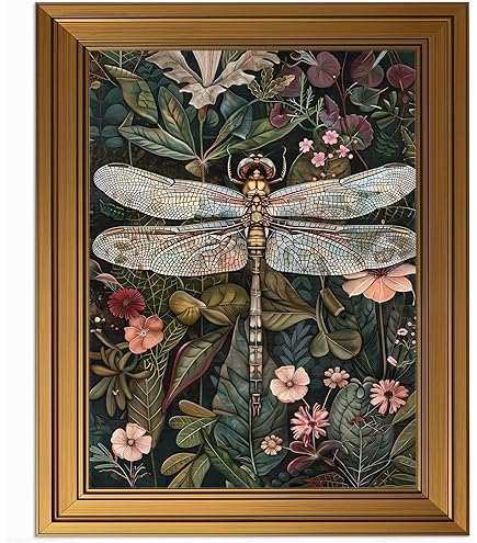 Amazon.com: Framed Vintage 3D Textured Wall Art - Dark Green