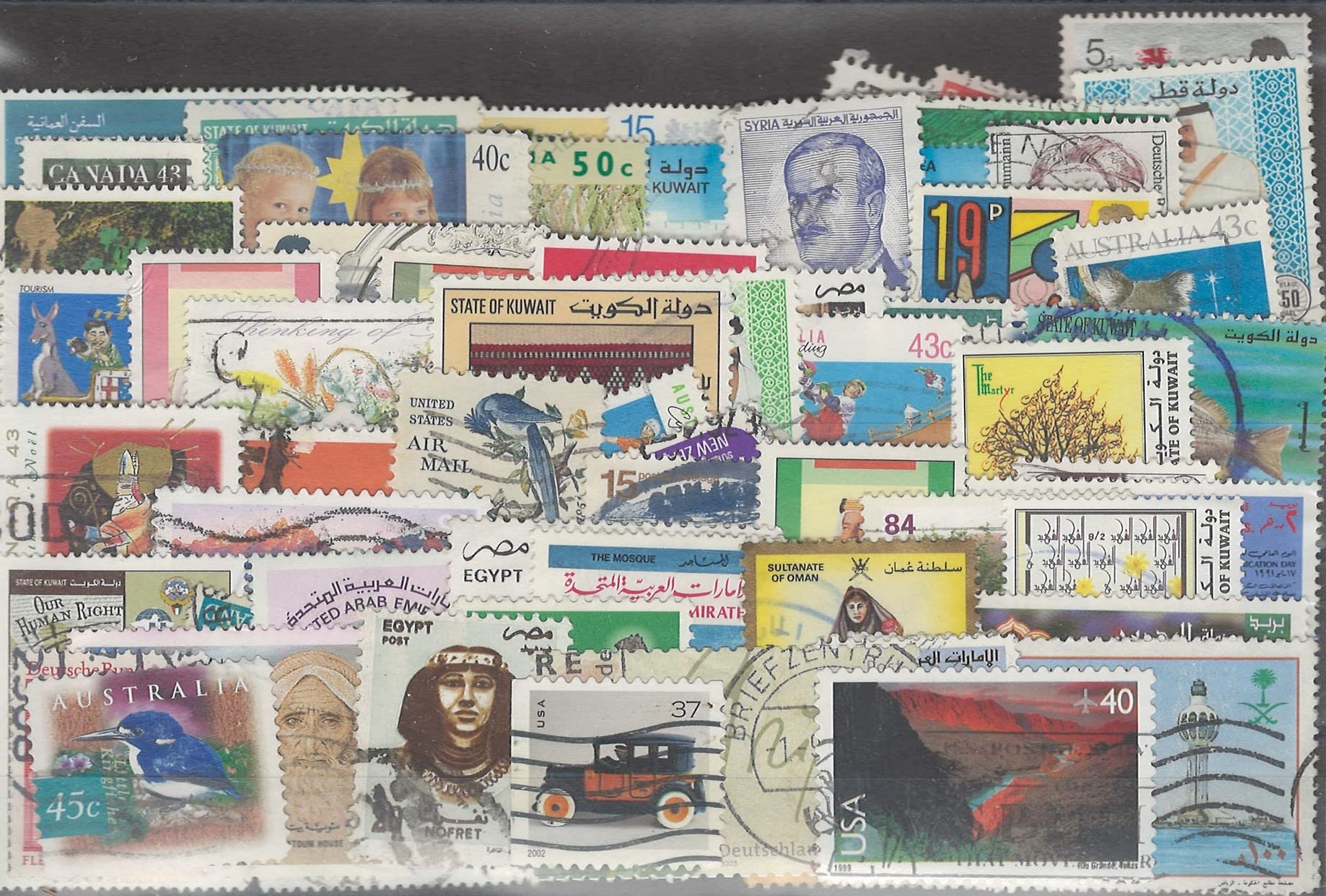 Prophila Collection all World 100 different special stamps (Stamps for collectors)