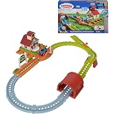 ​Thomas &amp; Friends Bell Station Playset &amp; Push-Along Thomas Toy Train | Includes 1 Engine &amp; Track with Train-Play Details: Bell, Passenger Carousel, Tunnel &amp; Gate, by Fisher-Price