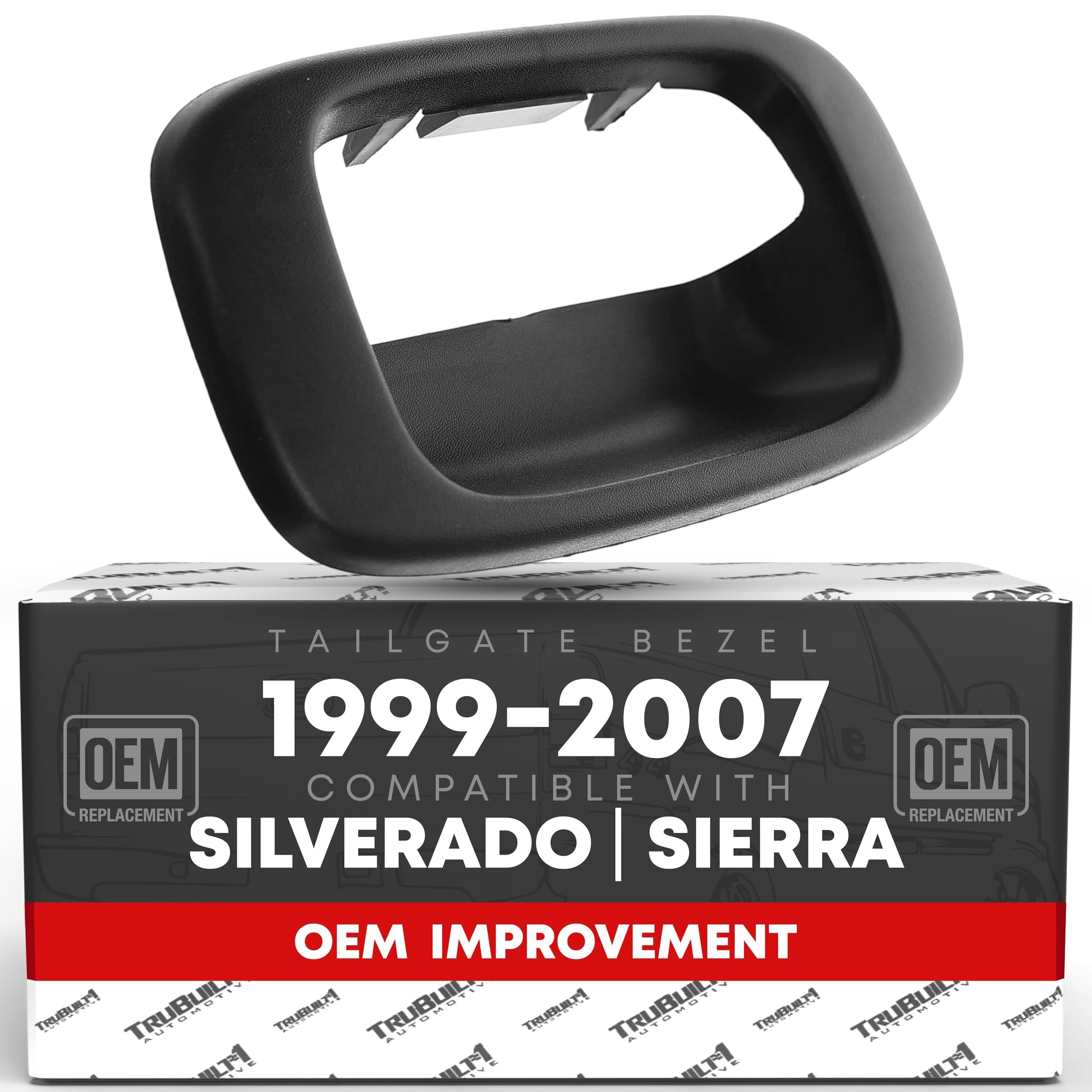 T1A Tailgate Handle Bezel w/Metal Clip - Compatible