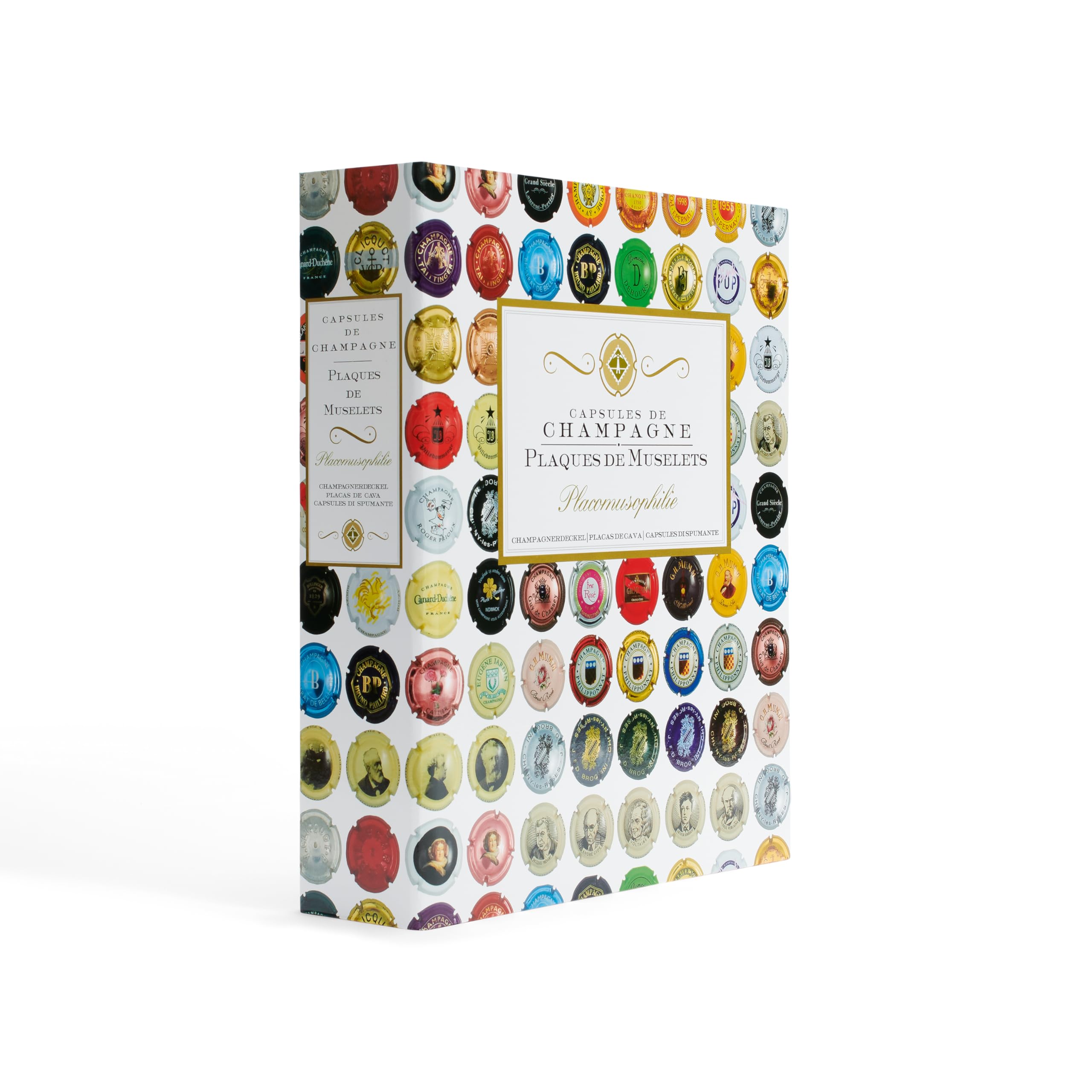 Leuchtturm 313304 Champagne Album Grande- Collection album for 210 used champagne lids incl. 5 Compart sleeves