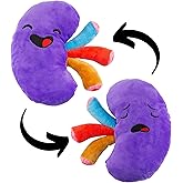 Attatoy Plush Kidney, Stuffed Body Organ Toy for Get Well Gift, Health Education and More