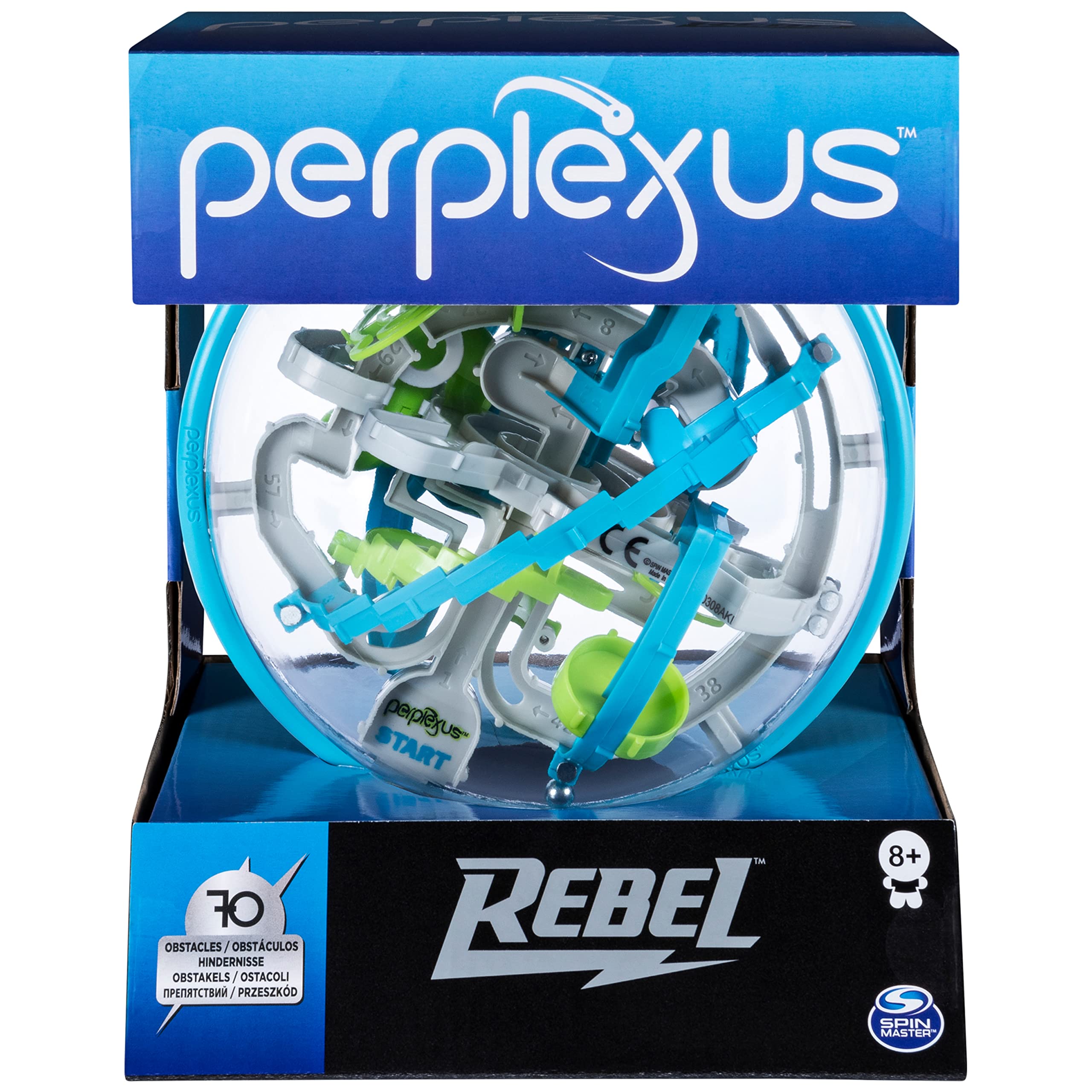 Photo 1 of Perplexus Rebel 3D Maze Game Brain Teaser Gravity Puzzle Ball | Cool Stuff Adult Toy | Anxiety Relief Items | Sensory Toys for Adults & Kids Ages 8+
