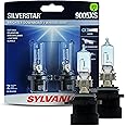 SYLVANIA - 9005XS SilverStar - High Performance Halogen Headlight Bulb, High Beam, Low Beam and Fog Replacement Bulb, Brighter Downroad with Whiter Light (Contains 2 Bulbs)