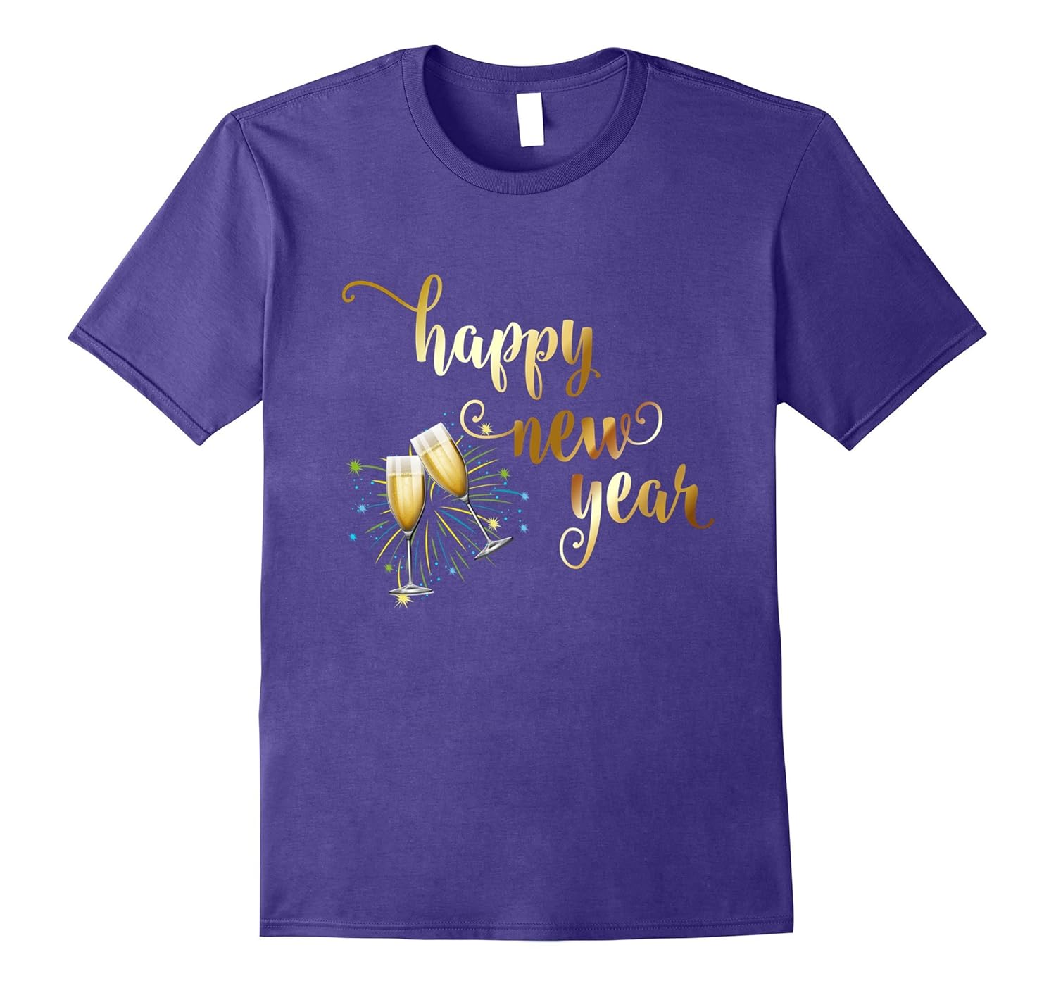 Happy New Year T-Shirt 2018 Best Wishes Fresh Start Tee-ANZ