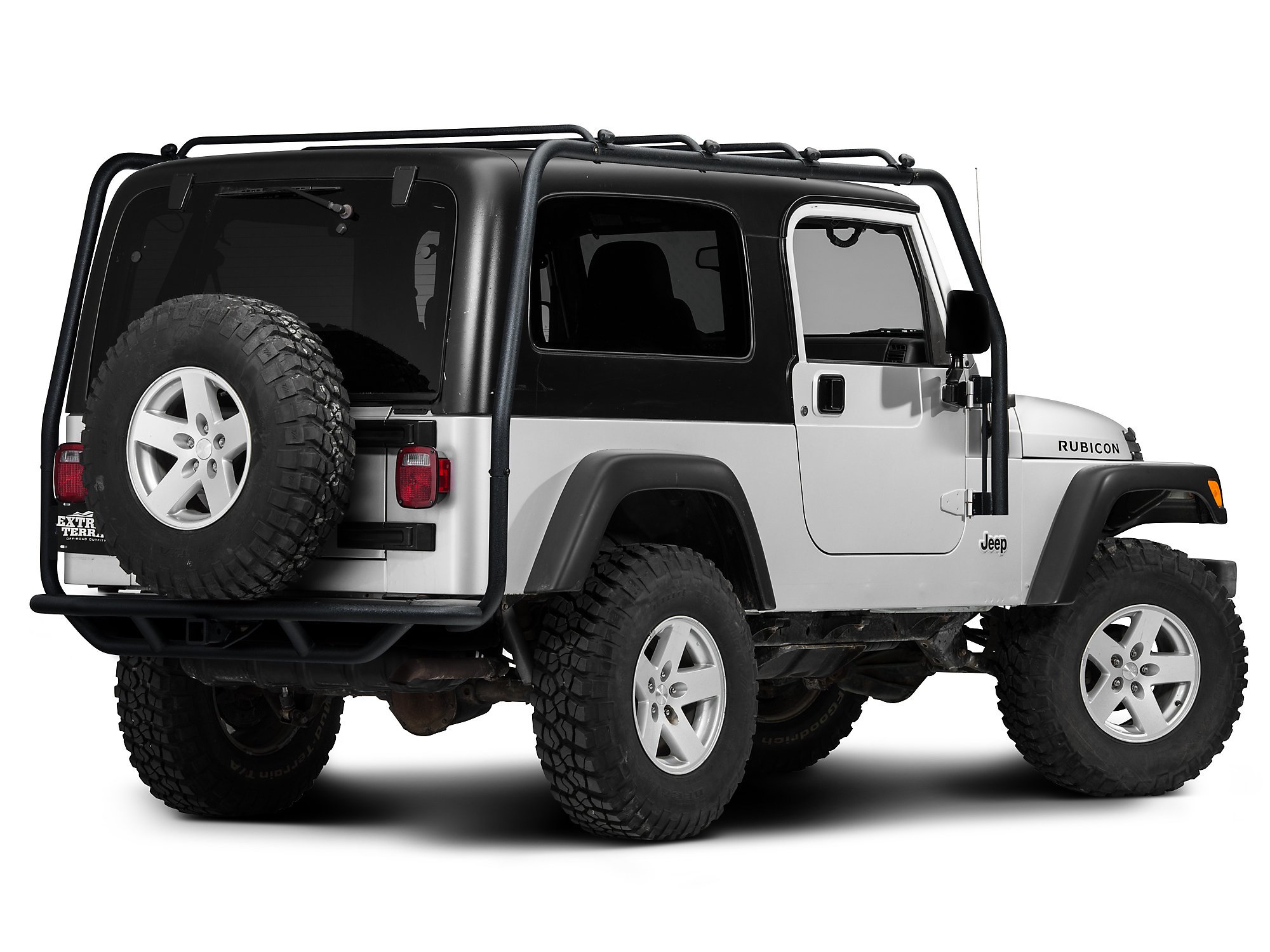Barricade Roof Rack Textured Black for Jeep Wrangler TJ Unlimited