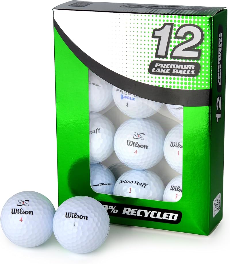 Second Chance Recycled Lake Golf Balls 48 Mesh Bag Grade A Wilson Lakeballs
