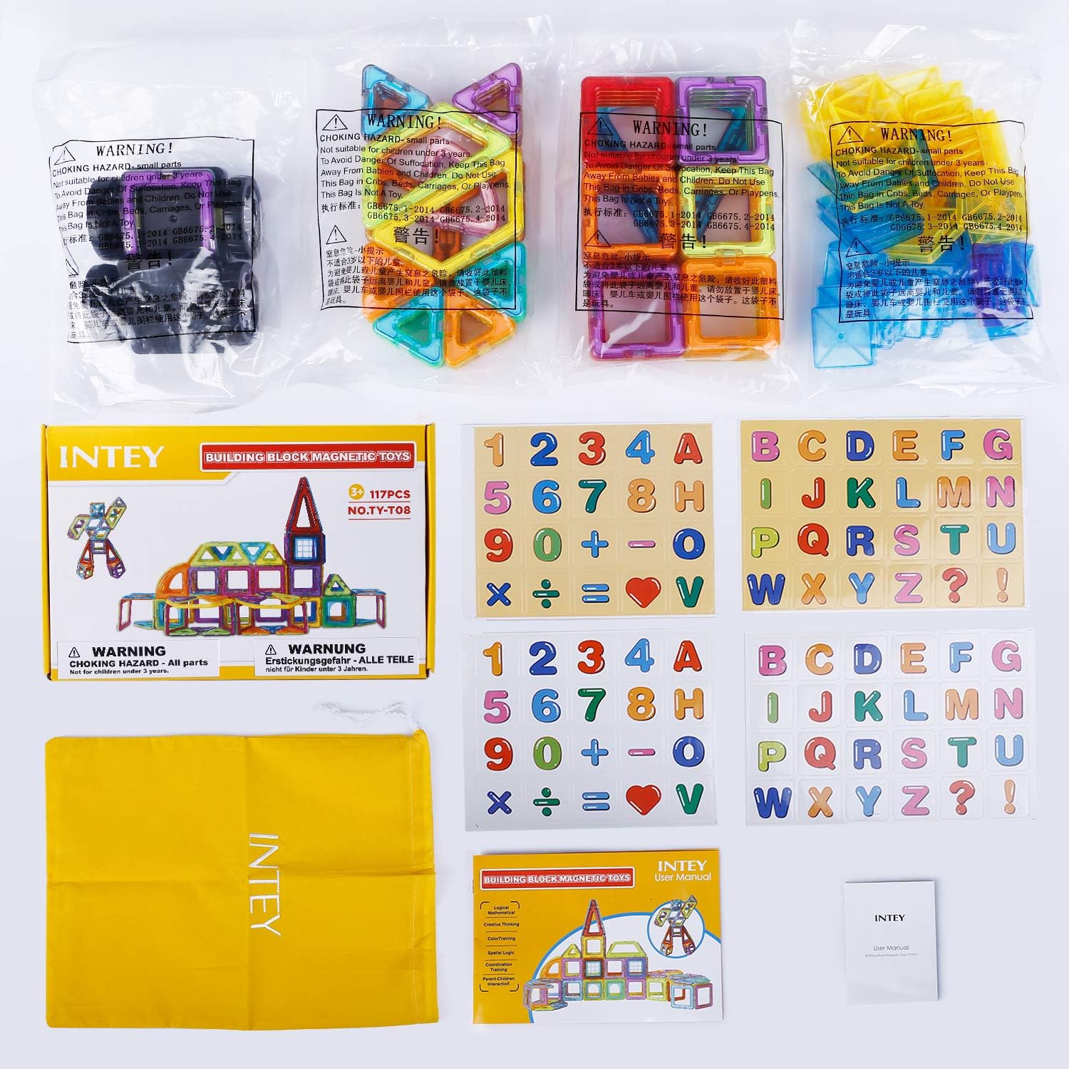 intey magnetic building blocks