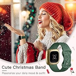 Christmas Engraved Band Compatible with Fitbit