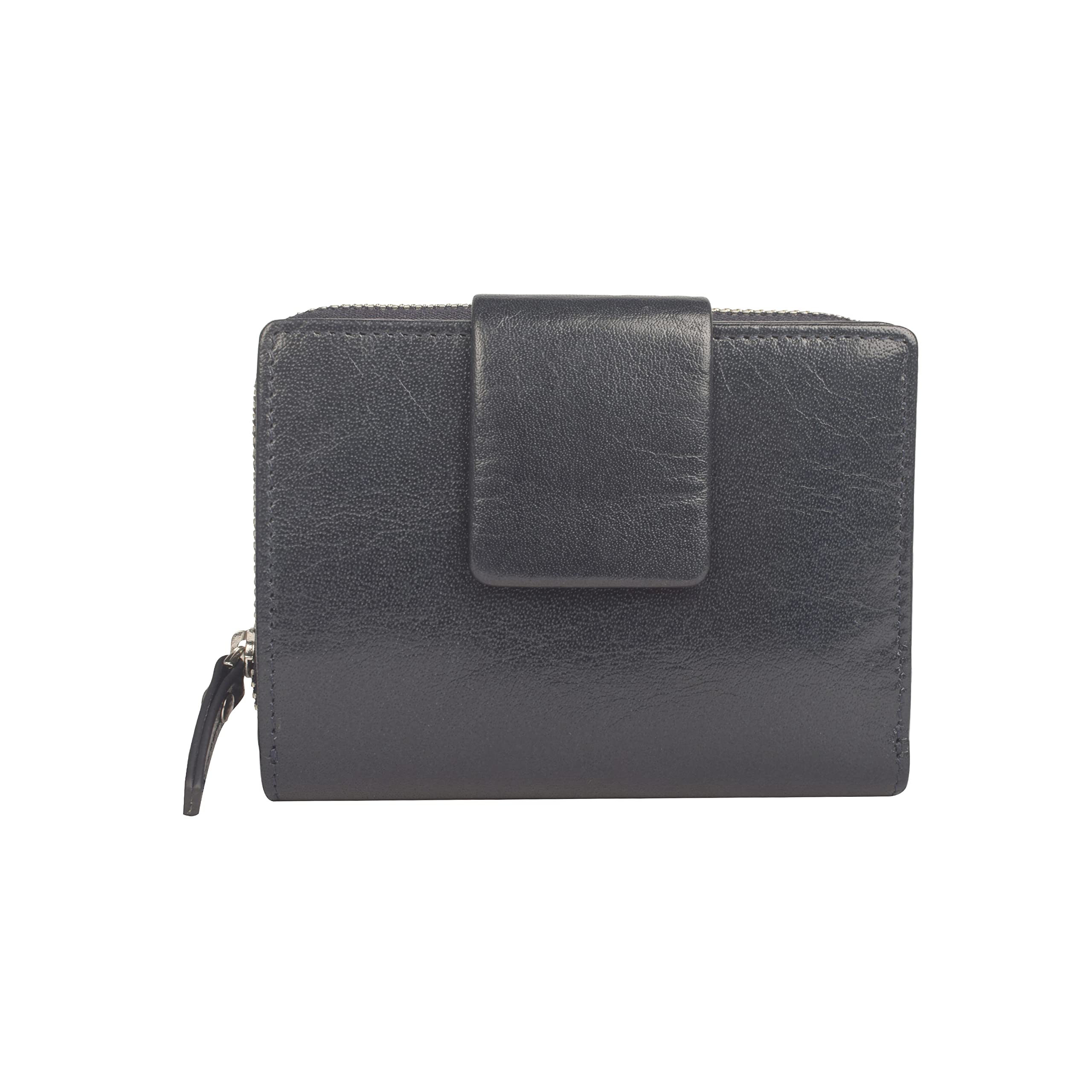 Maitre Diethilde Swollen Portrait Format Wallet 12.5 x 9 cm Blue