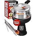 M. ROSENFELD Black Silicone Hookah Bowl Set Silicone – Hookah Head Bowl Premium Shisha Bowl Phunnel Hookah Bowls for Smoking with Hookah Tongs & Heat Management Charcoal Holder with HMD HULI - Hookah Top Bowl