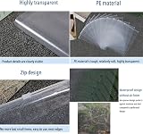 QISF Travel Clothes Bags 50 Pieces 40x30 cm Waterproof Clear Zip Storage Bags view 3