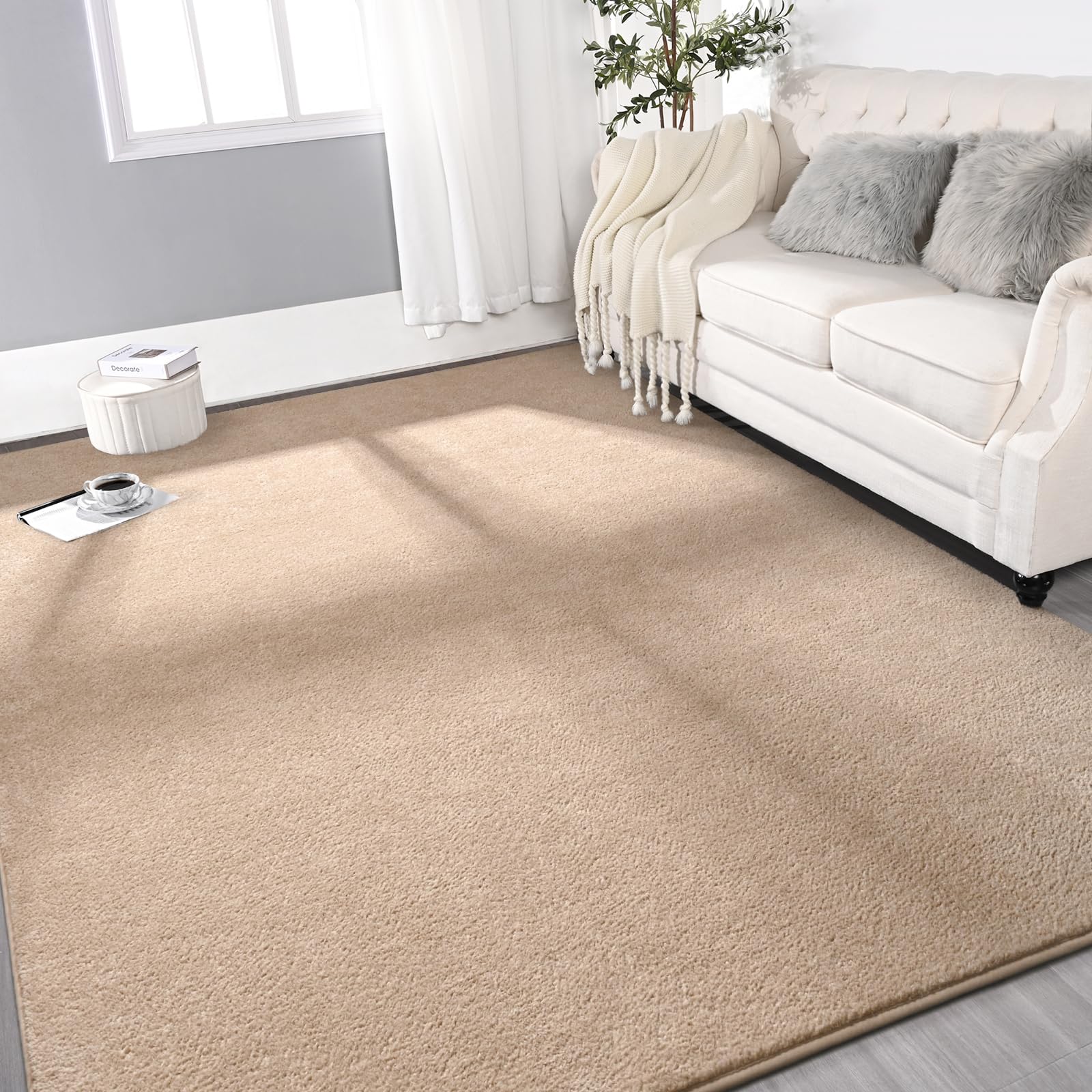 Gifeas Large Ultra Soft Modern Area Rugs for Living Room Bedroom, 7x10 ...