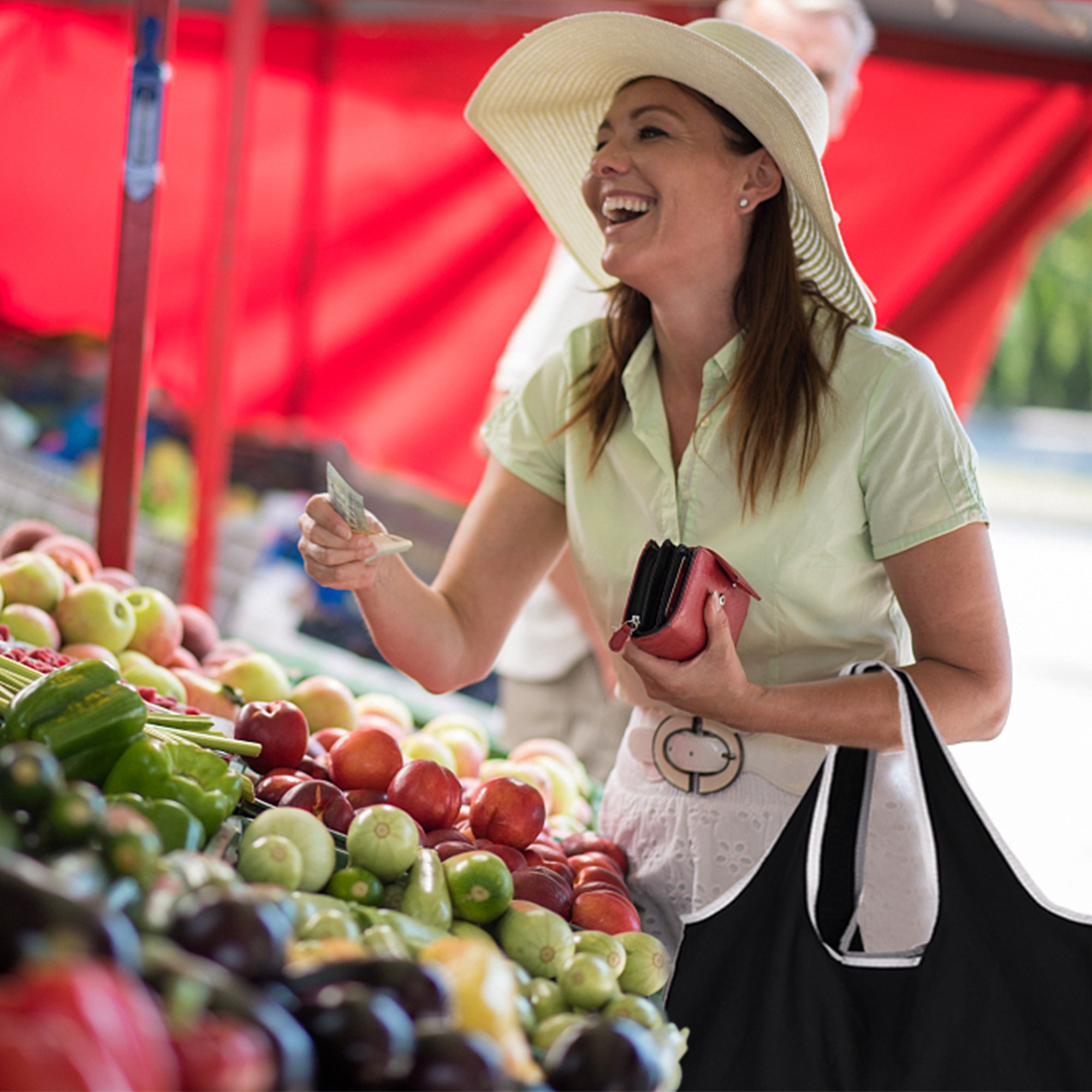 VDS Reusable Grocery Bags, Large Eco Friendly Foldable Grocery Tote Bag Heavy Duty Washable Shopping Bags