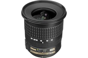 Nikon AF-S DX NIKKOR 10-24mm f/3.5-4.5G ED Zoom Lens with Auto Focus for Nikon DSLR Cameras