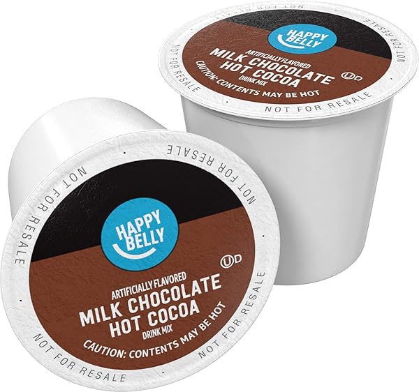 HAPPY BELLY HOT COCOA PODS, MILK CHOCOLATE, 24 COUNT