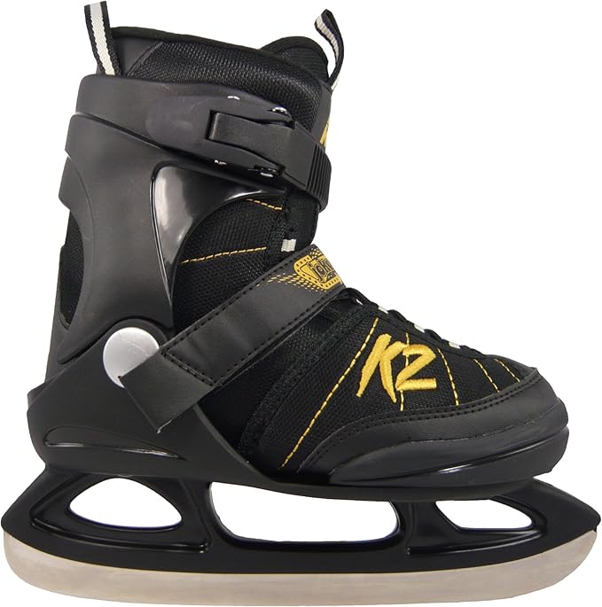 K2 Joker Ice Boys' Ice Skates MultiColoured Black/Yellow Size2934