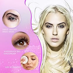 Reusable Self Adhesive Eyelashes lashes No Glue or