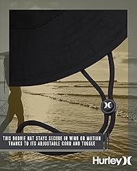 Hurley Men's Boonie Hat - Moisture Wicking and