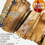 GardenCo 75L Hardwood Kiln Dried Logs 3 x 25L Nets Ideal for Open Fires view 4