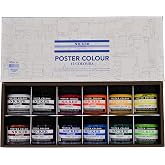 Knicker Watercolor Paint Poster Color Set of 12 Colors, 40ml PC40ML12N