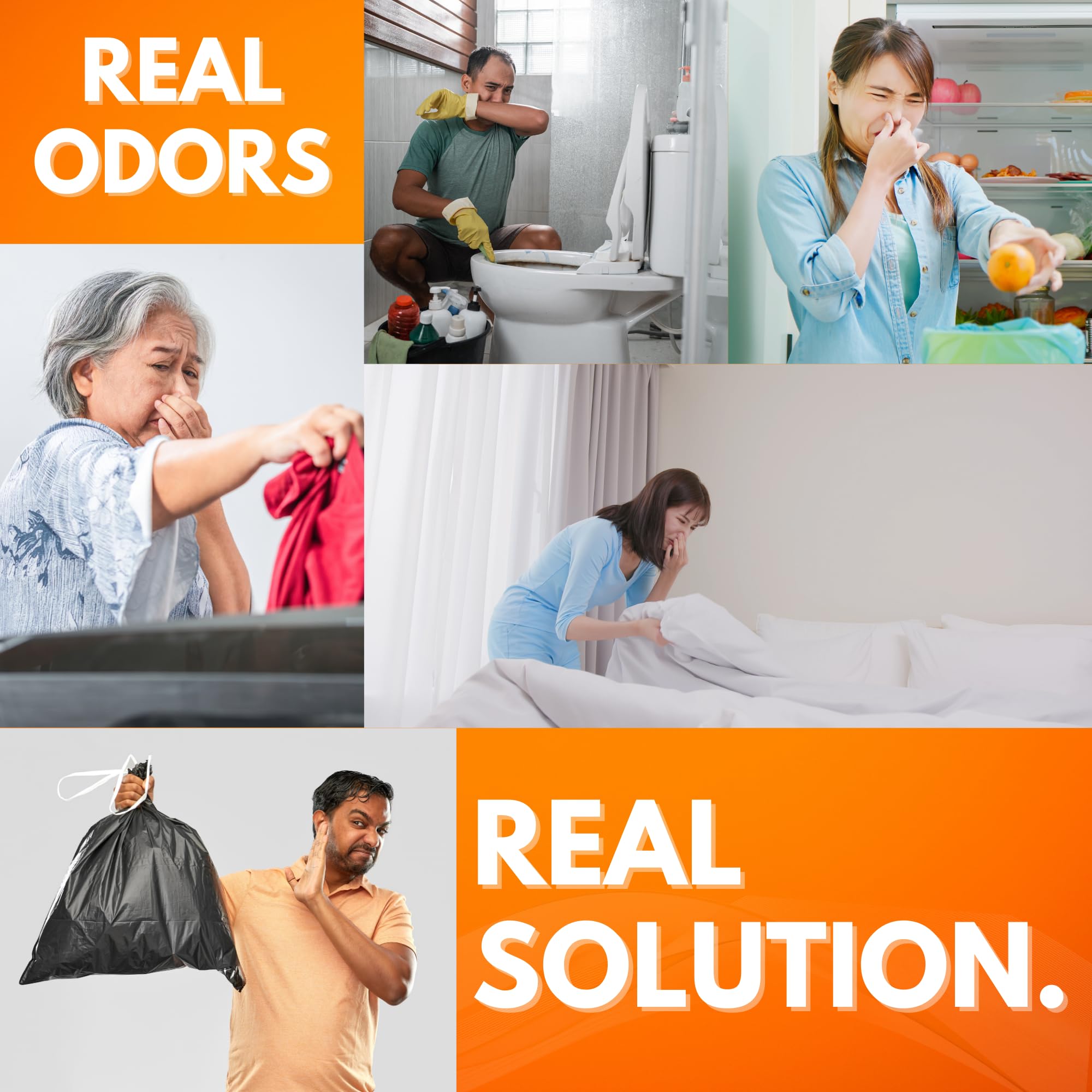 Dpnamron NI-712 Odor Eliminator, Orange, 1 Pint