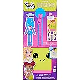 Polly Pocket Dolls & Playset, Lil’ Styles Travel Toy Collection with Fashion and Pet Accessories, Water Reveal
