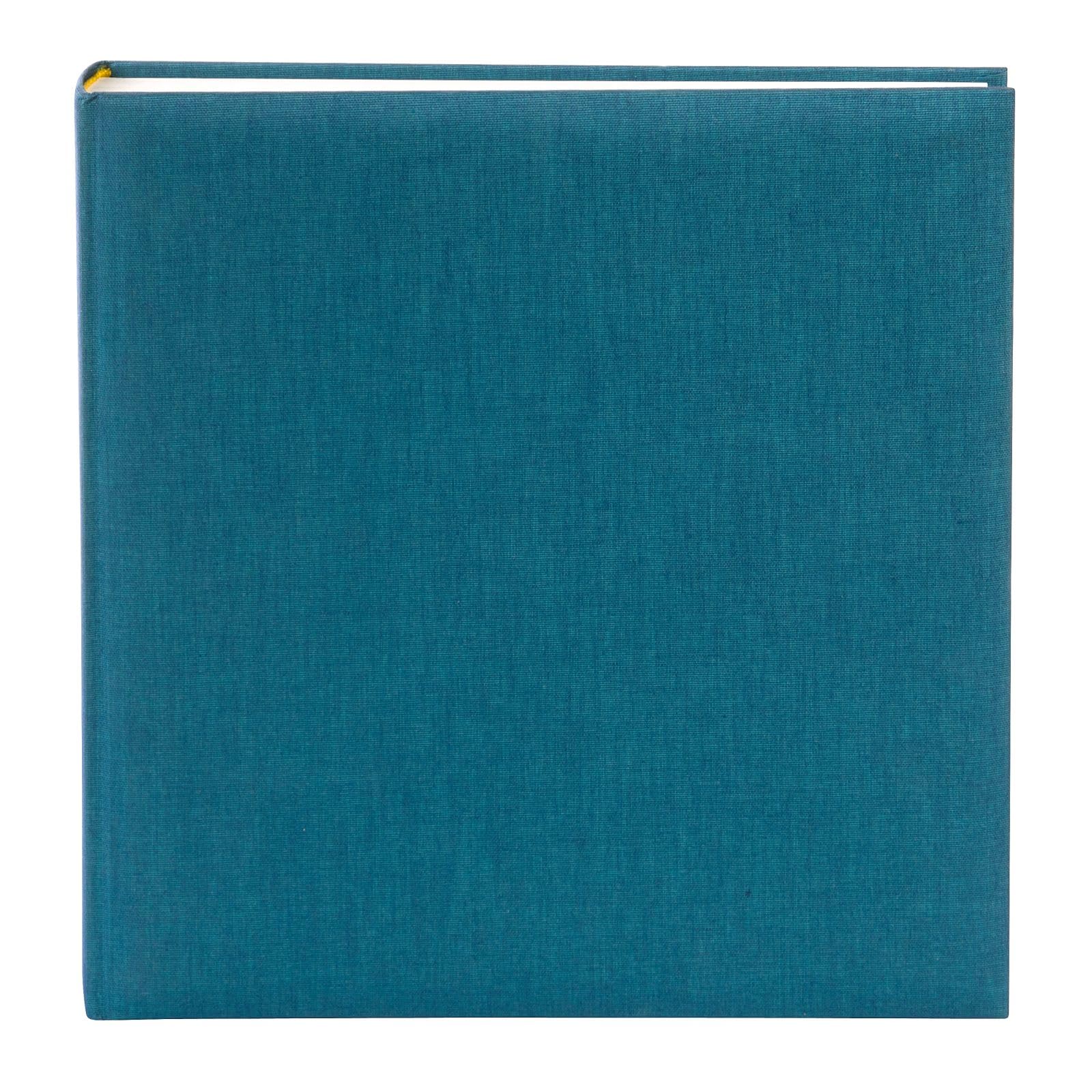 Goldbuch Summertime 27 711 Photo Album Light Blue with 60 White Pages, Jumbo Photo Book with Linen Cover and Glassine, Photo Album for Gluing up to 336 Pictures, Memory Album 30 x 31 cm, Book-Bound