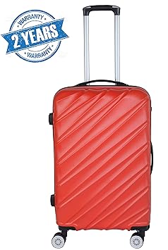 3G Combat 8018 Series ABS 20-inch Red Hard Sided Luggag Trolley Suitcase