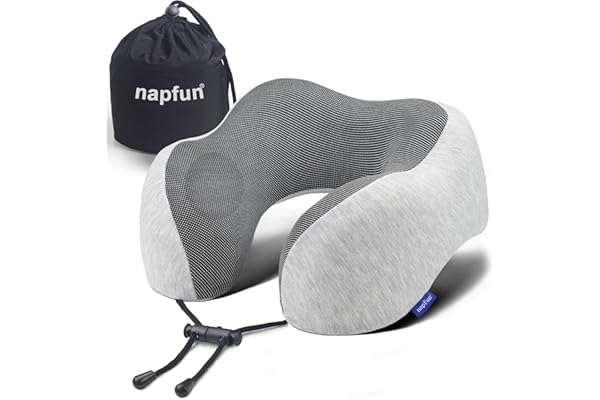A comfortable travel neck pillow