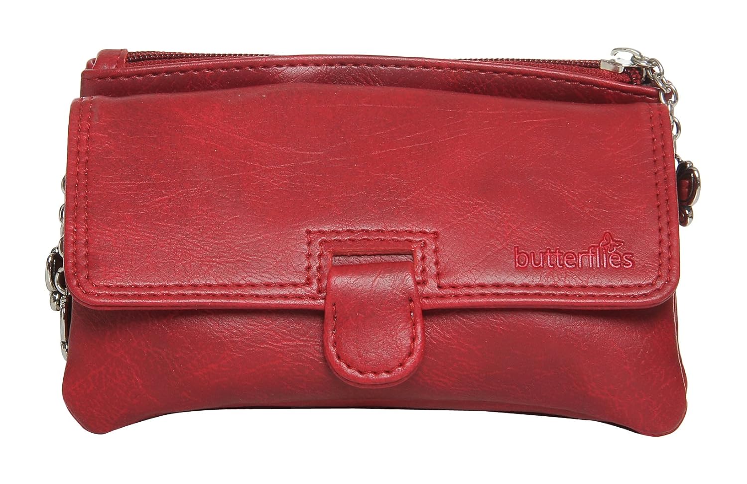 butterflies women clutch (maroon) (bns 2252mrn)