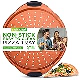 NutriChef 14-Inch Nonstick Pizza Tray - Round