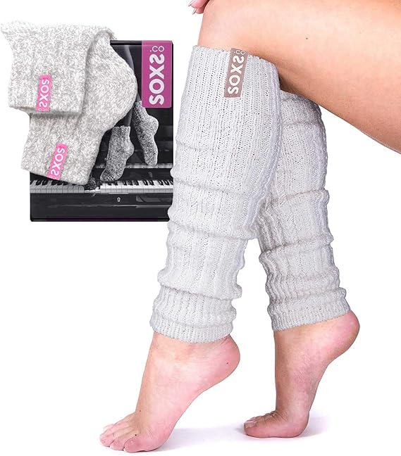 Women's Nude Leg Warmers Made in the Netherlands with Thick