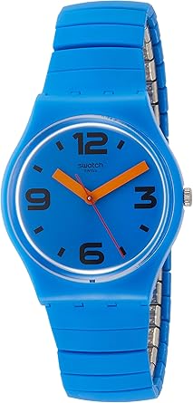 Swatch Reloj Analogico para Hombre de Cuarzo con Correa en Silicona GN251A