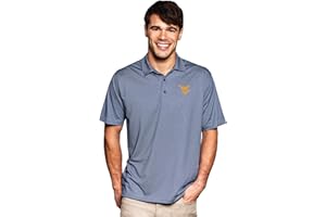 Vantage Apparel Men's Collegiate Premium Moisture Wicking Stretch Fit Diamond Print Polo