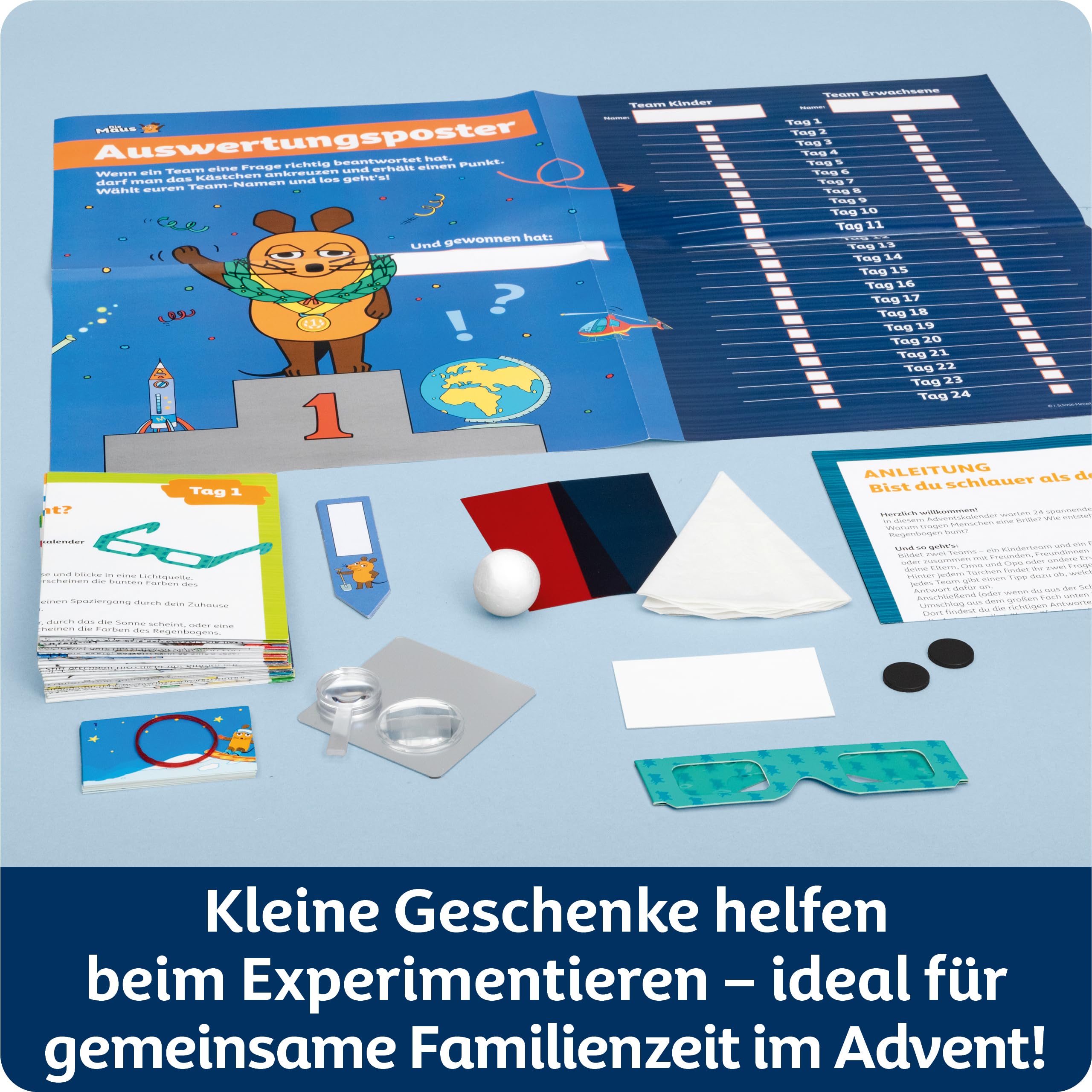 FRANZIS 67216 - Die Maus Adventskalender Wer weiß mehr?: 24 Fragen & Antworten mit der Maus 6