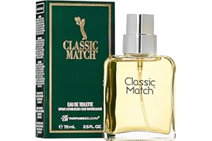 PB ParfumsBelcam Classic Match Green Eau De Toilette Spray for Men – Fresh Chypre Cologne, Bergamot, Basil, Musk, Long-Lasting Masculine Fragrance, Signature Scent – 2.5 Fl Oz